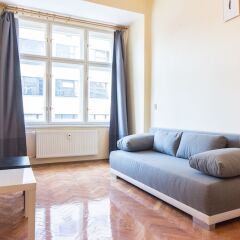 Апартаменты Opletalova Apartment on Wenceslas Square Прага комната для гостей фото 5