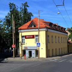Отель Rentida Guesthouse Вильнюс вид на фасад