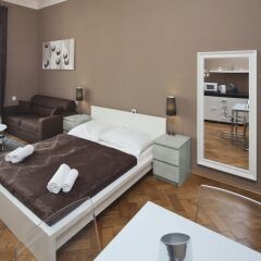 Отель Old Town - Dusni Apartments Чехия, Прага - отзывы, цены и фото номеров - забронировать отель Old Town - Dusni Apartments онлайн комната для гостей фото 3