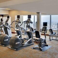 Отель Ritz Carlton Los Angeles Лос-Анджелес фитнесс-зал фото 2