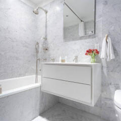 Отель 2 Bedroom Apartment 2nd Floor 30 day min stay! - SFU 45713 США, Нью-Йорк - отзывы, цены и фото номеров - забронировать отель 2 Bedroom Apartment 2nd Floor 30 day min stay! - SFU 45713 онлайн ванная