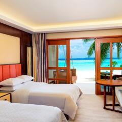 Отель Sheraton Maldives Full Moon Resort & Spa 5* Номер Делюкс с различными типами кроватей фото 5