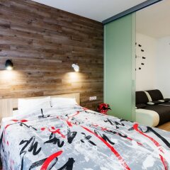 Гостиница CityApartments Lukianivska комната для гостей фото 3