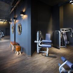 Отель pentahotel Leipzig фитнесс-зал