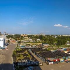 Апартаменты Apartment on Aviatorov 23 Красноярск балкон