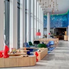 Отель MEININGER Hotel Amsterdam Amstel Нидерланды, Амстердам - отзывы, цены и фото номеров - забронировать отель MEININGER Hotel Amsterdam Amstel онлайн интерьер отеля фото 2