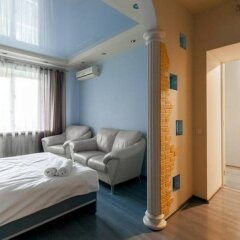 Апартаменты Delegatskaya Apartment Москва комната для гостей фото 4