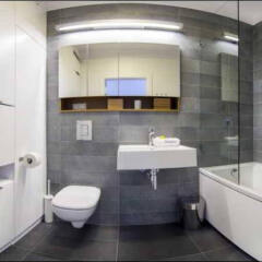 Отель P&O Apartments Biala Польша, Варшава - отзывы, цены и фото номеров - забронировать отель P&O Apartments Biala онлайн ванная