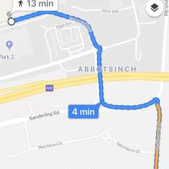 Апартаменты Glasgow Airport Apartments Пейсли городской автобус