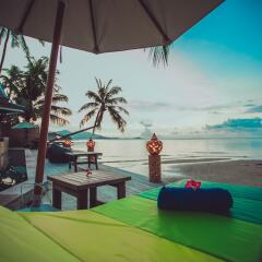 Отель Sasitara Thai villas Таиланд, Самуи - отзывы, цены и фото номеров - забронировать отель Sasitara Thai villas онлайн пляж