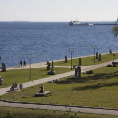Гостиница Онежский Замок в Петрозаводске - забронировать гостиницу Онежский Замок, цены и фото номеров Петрозаводск пляж