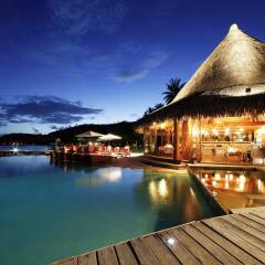 Отель Sofitel Bora Bora Marara Beach Hotel Французская Полинезия, Бора-Бора - отзывы, цены и фото номеров - забронировать отель Sofitel Bora Bora Marara Beach Hotel онлайн бассейн фото 2