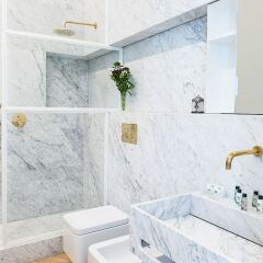 Апартаменты Temple Street Fabulous Apartment ванная