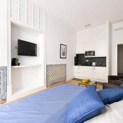 Отель Living Lisboa Baixa Apartments Португалия, Лиссабон - отзывы, цены и фото номеров - забронировать отель Living Lisboa Baixa Apartments онлайн комната для гостей фото 2