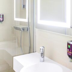 Отель ibis Styles Geneve Mont Blanc Швейцария, Женева - отзывы, цены и фото номеров - забронировать отель ibis Styles Geneve Mont Blanc онлайн ванная