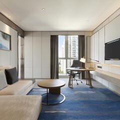 Отель Intercontinental Xiamen Сямынь комната для гостей фото 5