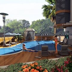Kleopatra Blue Hawaii Hotel с домашними животными