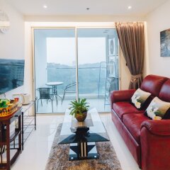 Отель Sea View Residence Cozy Beach By Jeab Паттайя комната для гостей