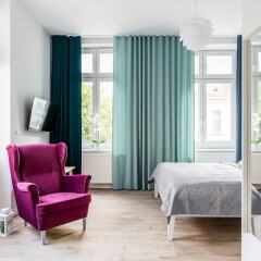 Апартаменты Sanhaus Apartments - Fiszera комната для гостей фото 5