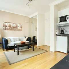Апартаменты Studio Prestige Batignolles Париж комната для гостей фото 4