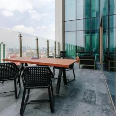 Отель Embassy Suites Mexico City Reforma Мехико терраса/патио