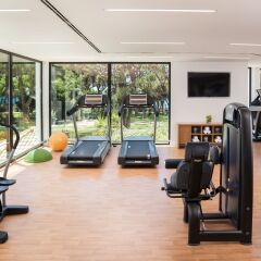 Отель Pine Cliffs Residence, a Luxury Collection Resort, Algarve Португалия, Албуфейра - отзывы, цены и фото номеров - забронировать отель Pine Cliffs Residence, a Luxury Collection Resort, Algarve онлайн фитнесс-зал