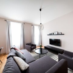 Апартаменты Boris' apartments City centre parks Прага комната для гостей фото 5