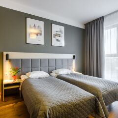 Отель Апарт-отель City Comfort Польша, Варшава - 8 отзывов об отеле, цены и фото номеров - забронировать отель Апарт-отель City Comfort онлайн комната для гостей фото 3