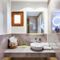 Отель Hesperides Hotel Греция, Пефкохори - отзывы, цены и фото номеров - забронировать отель Hesperides Hotel онлайн ванная фото 2