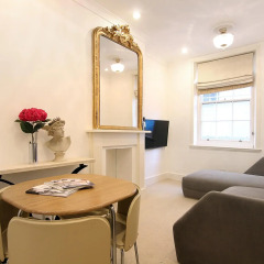 Апартаменты Harrods Apartments Лондон комната для гостей фото 4