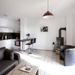 Отель Leipzig Apartmenthaus комната для гостей фото 2