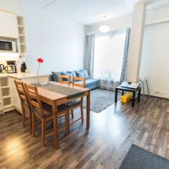 Апартаменты Helppo Hotelli Apartments Jyväskylä Ювяскюля в номере фото 2