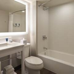 Отель Four Points by Sheraton Toronto Airport East Канада, Торонто - отзывы, цены и фото номеров - забронировать отель Four Points by Sheraton Toronto Airport East онлайн ванная