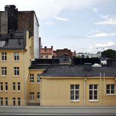 Апартаменты Forenom Serviced Apartments Helsinki Albertinkatu балкон