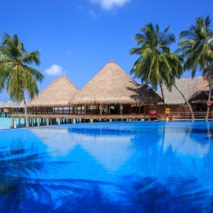 Отель Sun Aqua Vilu Reef пляж