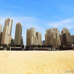 Отель Amwaj Rotana - Jumeirah Beach Residence пляж