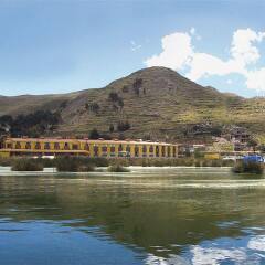 Отель Sonesta Posadas Del Inca Lago Titicaca Пуно приотельная территория
