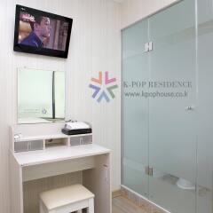 Отель K Pop Residence II Южная Корея, Сеул - 1 отзыв об отеле, цены и фото номеров - забронировать отель K Pop Residence II онлайн ванная