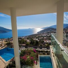 Villa Swan by Akdenizvillam Турция, Калкан - отзывы, цены и фото номеров - забронировать отель Villa Swan by Akdenizvillam онлайн балкон