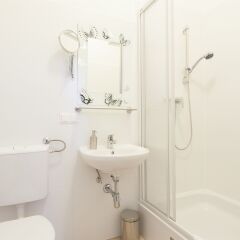 Отель Royal Resort Apartments Blattgasse Австрия, Вена - 1 отзыв об отеле, цены и фото номеров - забронировать отель Royal Resort Apartments Blattgasse онлайн ванная фото 2