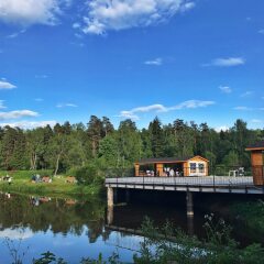 Отель Ok-Reka - campsite Звенигород приотельная территория фото 3
