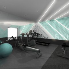 Отель 21WOL Milano Centro Милан фитнесс-зал