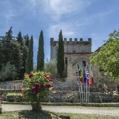 Отель Castel Pietraio Строве приотельная территория фото 2