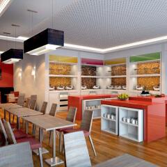 Гостиница Hampton by Hilton Moscow Strogino (Хэмптон бай Хилтон) в Москве - забронировать гостиницу Hampton by Hilton Moscow Strogino (Хэмптон бай Хилтон), цены и фото номеров Москва питание фото 2