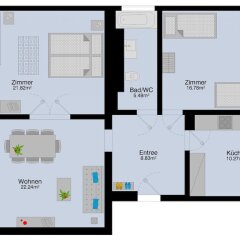 Апартаменты HITrental Kreuzplatz Apartments Цюрих ванная фото 2