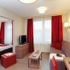 Отель Aparthotel Adagio Muenchen City Германия, Мюнхен - - забронировать отель Aparthotel Adagio Muenchen City, цены и фото номеров комната для гостей фото 2