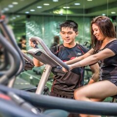 Отель Novotel Singapore Clarke Quay Сингапур, Сингапур - 2 отзыва об отеле, цены и фото номеров - забронировать отель Novotel Singapore Clarke Quay онлайн фитнесс-зал фото 3