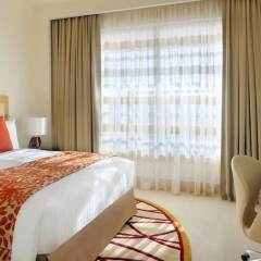 Отель Marriott Executive Apts Al Jaddaf Дубай комната для гостей фото 5