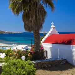 Отель Mykonos Beach Hotel Греция, Миконос - отзывы, цены и фото номеров - забронировать отель Mykonos Beach Hotel онлайн балкон