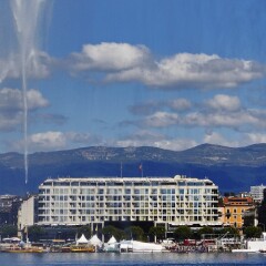 Отель Fairmont Grand Hôtel Genève Швейцария, Женева - 1 отзыв об отеле, цены и фото номеров - забронировать отель Fairmont Grand Hôtel Genève онлайн пляж